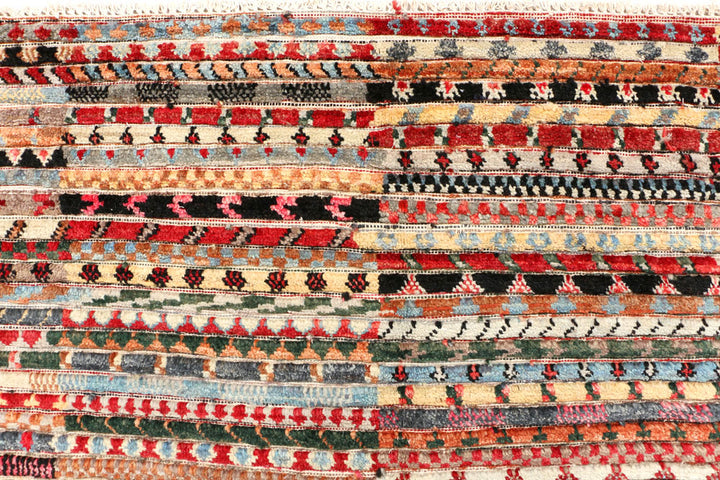 Multi Colored Gabbeh 5' 3 x 7' 9 - No. 44682 - ALRUG Rug Store