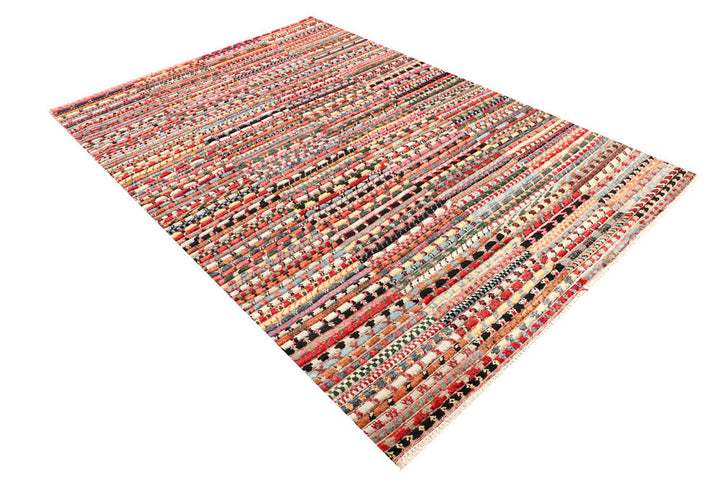 Multi Colored Gabbeh 5' 3 x 7' 9 - No. 44682 - ALRUG Rug Store