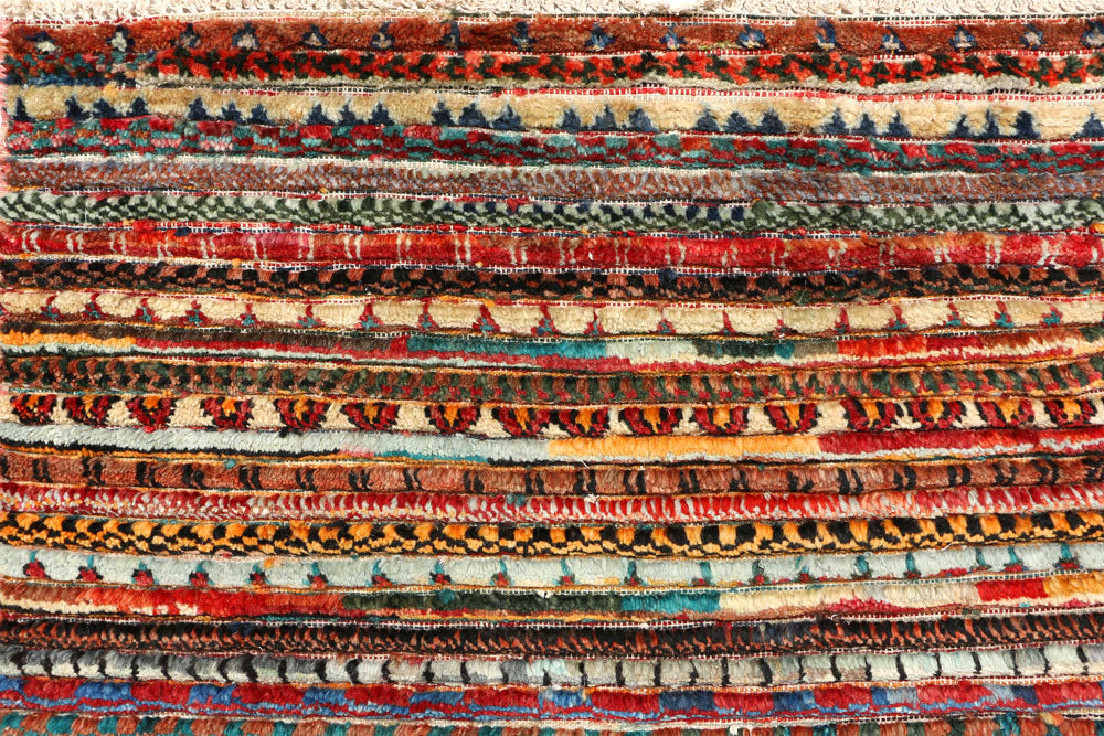 Multi Colored Gabbeh 5' 10 x 8' 10 - No. 44683 - ALRUG Rug Store