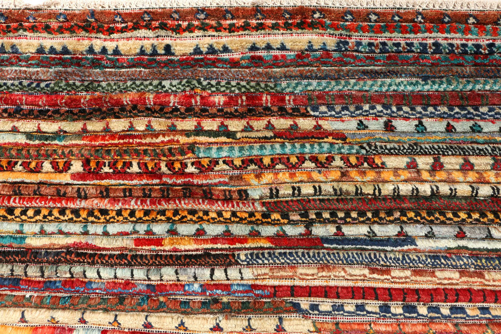 Multi Colored Gabbeh 5' 10 x 8' 10 - No. 44683 - ALRUG Rug Store