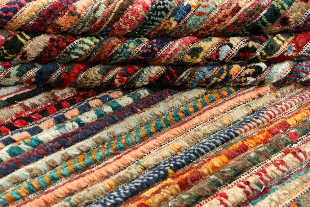 Multi Colored Gabbeh 5' 10 x 8' 10 - No. 44683 - ALRUG Rug Store