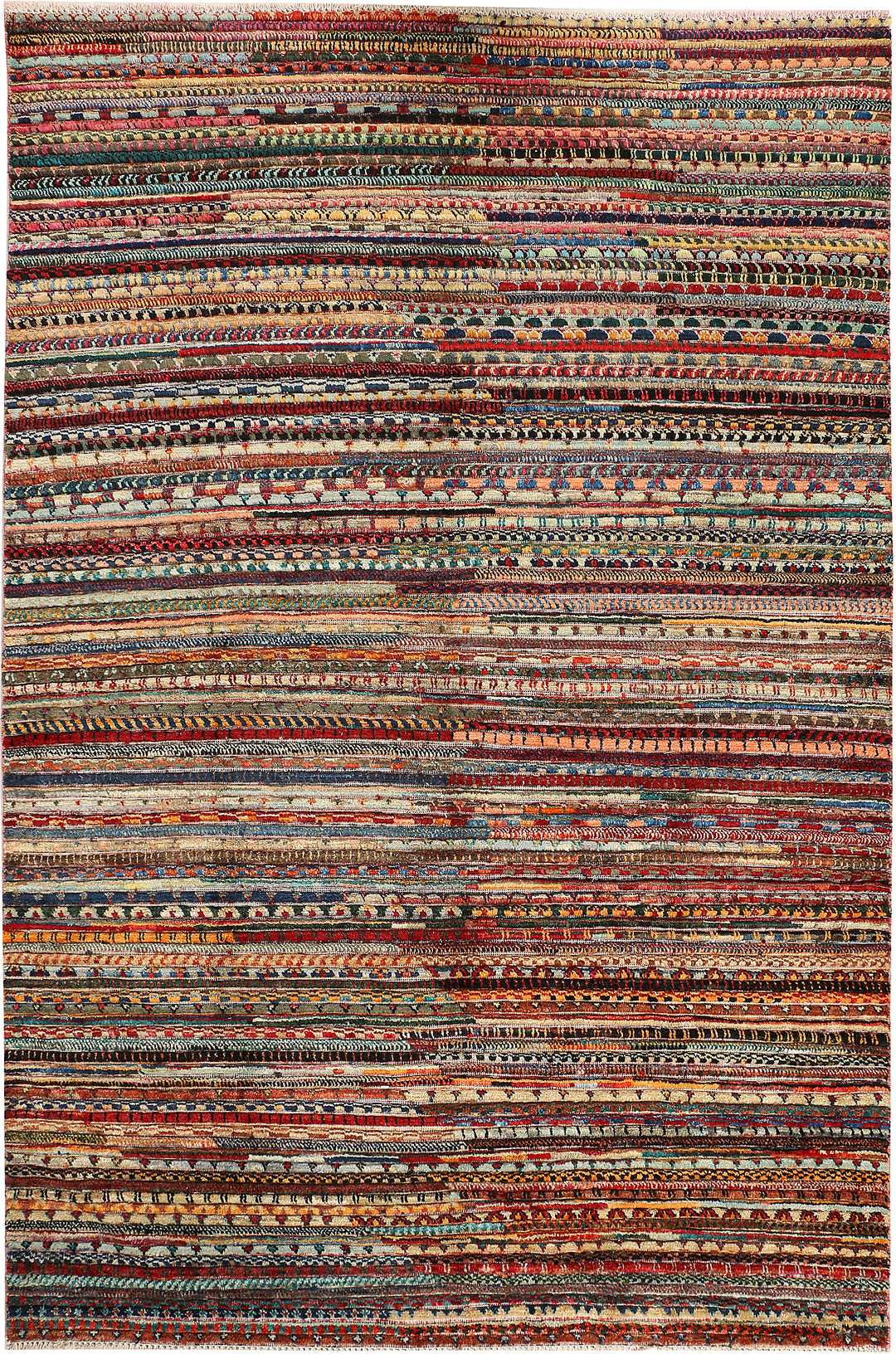 Multi Colored Gabbeh 5' 10 x 8' 10 - No. 44683 - ALRUG Rug Store