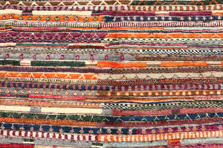 Multi Colored Gabbeh 5' 11 x 9' 1 - No. 44684 - ALRUG Rug Store