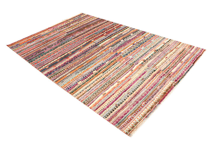 Multi Colored Gabbeh 5' 11 x 9' 1 - No. 44684 - ALRUG Rug Store