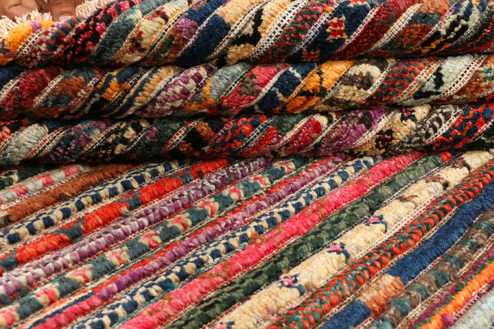 Multi Colored Gabbeh 5' 11 x 9' 1 - No. 44684 - ALRUG Rug Store