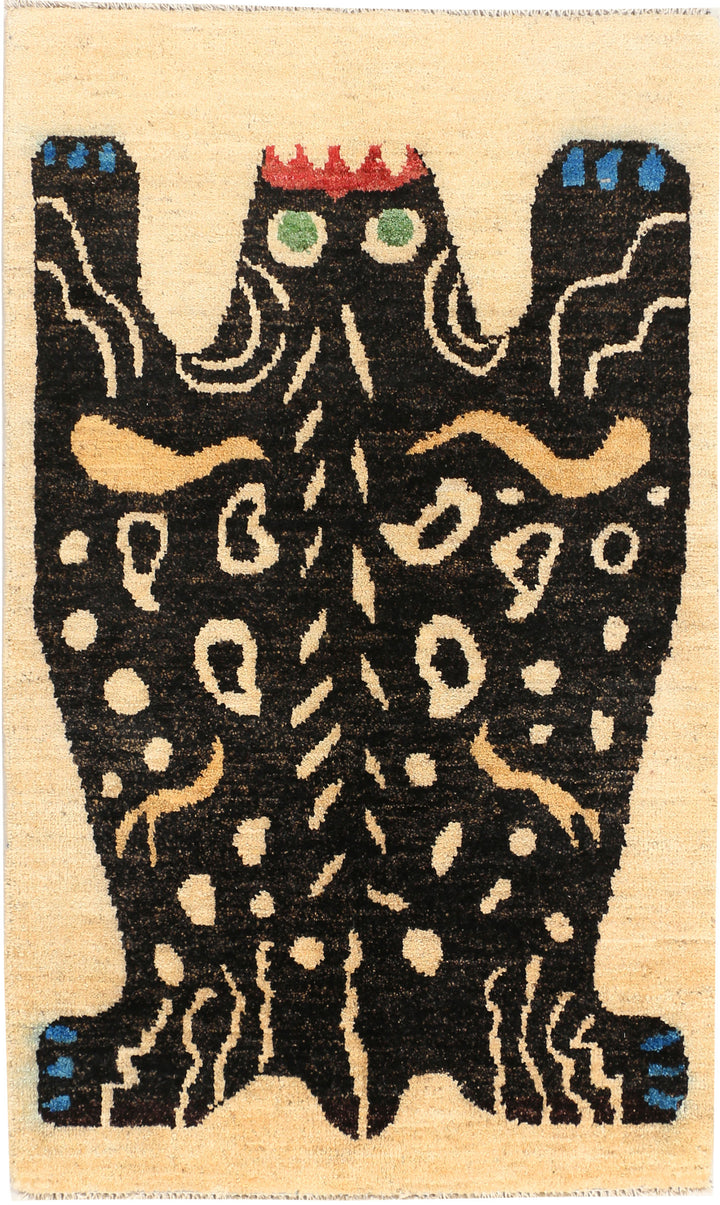 Blanched Almond Gabbeh 3' 1 x 5' 2 - No. 44691 - ALRUG Rug Store