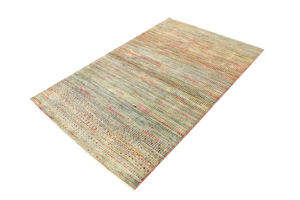 Multi Colored Gabbeh 4' 1 x 6' 4 - No. 44710 - ALRUG Rug Store