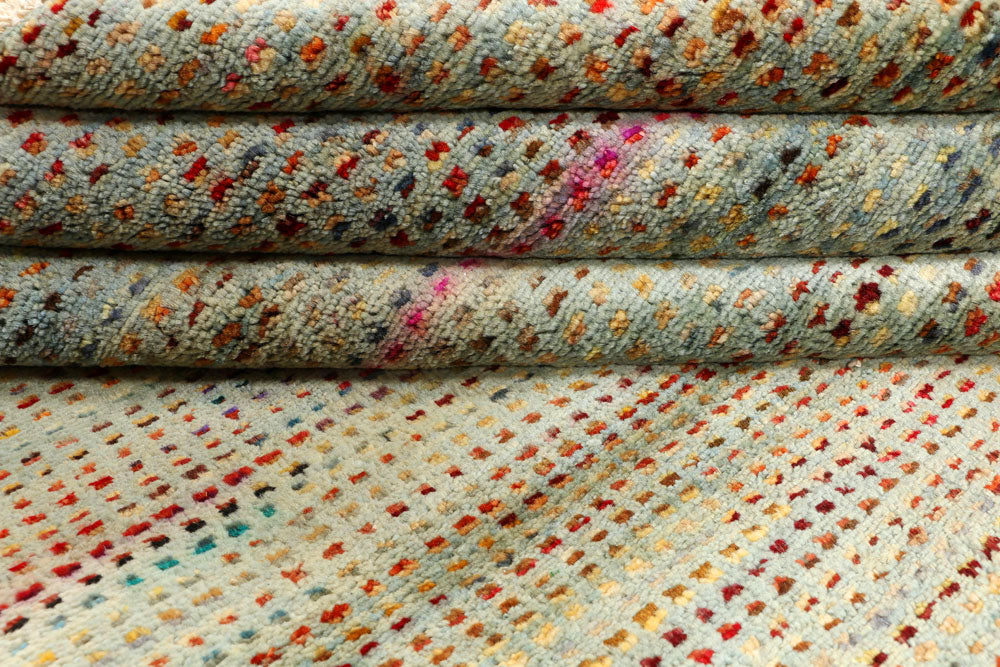 Multi Colored Gabbeh 4' 1 x 6' 4 - No. 44710 - ALRUG Rug Store