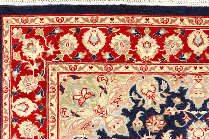 Midnight Blue Kashan 4' 1 x 6' - No. 44726 - ALRUG Rug Store