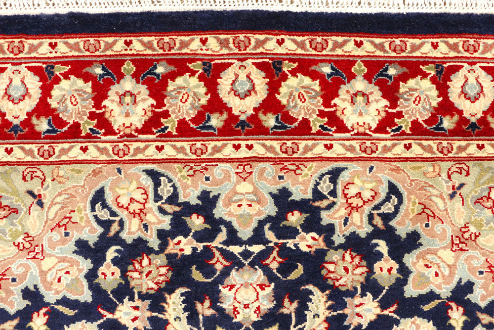 Midnight Blue Kashan 4' 1 x 6' - No. 44726 - ALRUG Rug Store