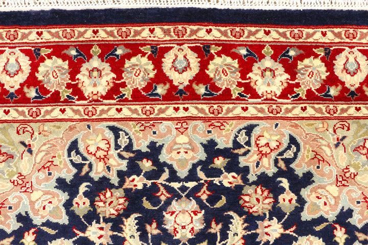 Midnight Blue Kashan 4' 1 x 6' - No. 44726 - ALRUG Rug Store