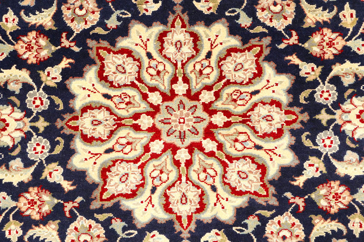 Midnight Blue Kashan 4' 1 x 6' - No. 44726 - ALRUG Rug Store