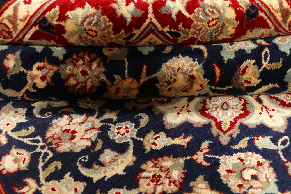 Midnight Blue Kashan 4' 1 x 6' - No. 44726 - ALRUG Rug Store