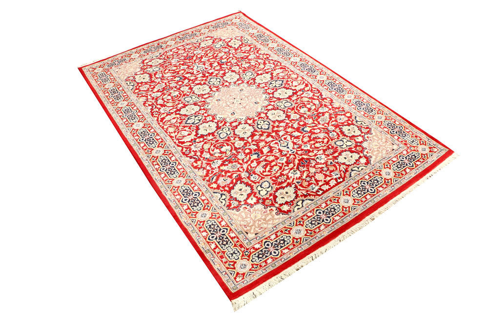 Red Ardibil 4' x 6' - No. 44729 - ALRUG Rug Store