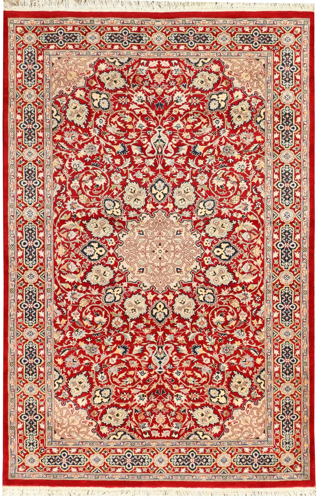 Red Ardibil 4' x 6' - No. 44729 - ALRUG Rug Store