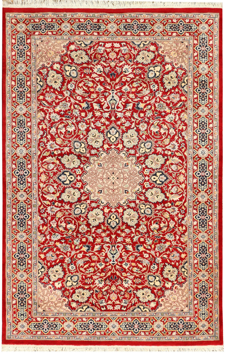 Red Ardibil 4' x 6' - No. 44729 - ALRUG Rug Store