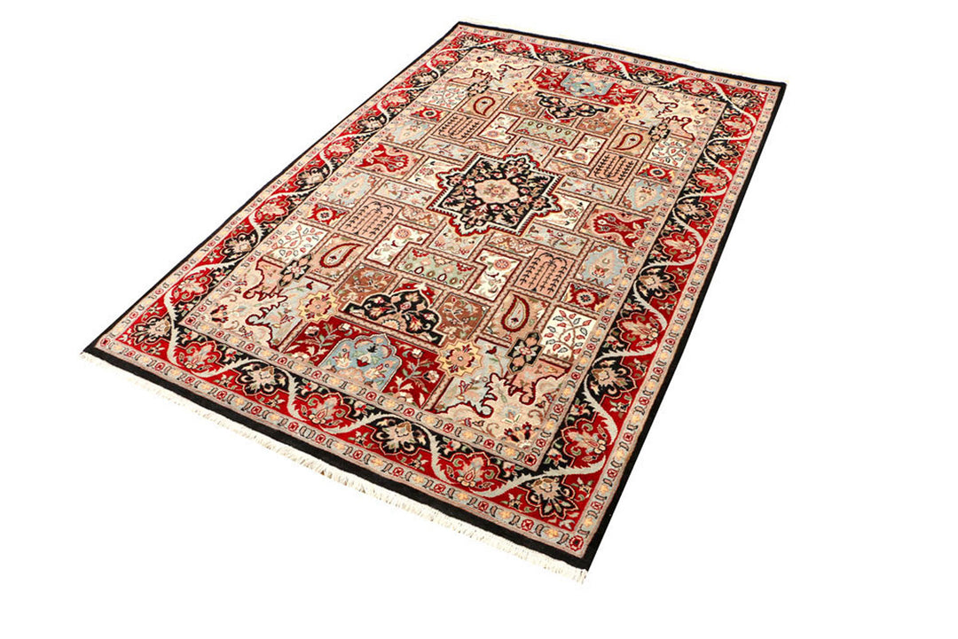 Multi Colored Bakhtiar 4'  1" x 6'  2" - No. QA82273