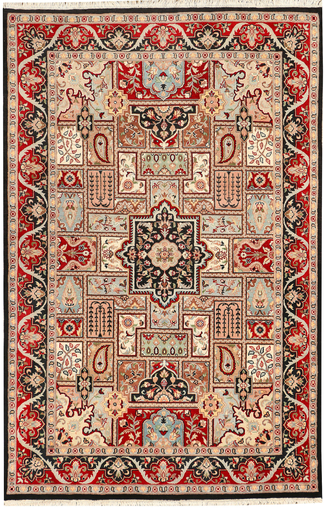 Bakhtiar Rug 4' 1 x 6' 2 Hand-Knotted
