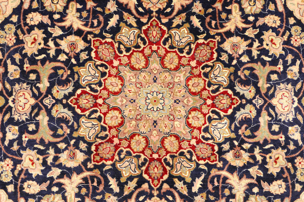 Midnight Blue Ardibil 4' 1 x 6' 2 - No. 44734 - ALRUG Rug Store