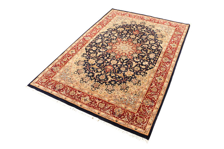 Midnight Blue Ardibil 4' 1 x 6' 2 - No. 44734 - ALRUG Rug Store