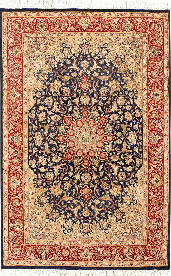 Midnight Blue Ardibil 4' 1 x 6' 2 - No. 44734 - ALRUG Rug Store