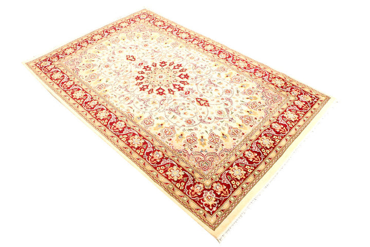 Cornsilk Ardibil 4' 7 x 7' 6 - No. 44747 - ALRUG Rug Store