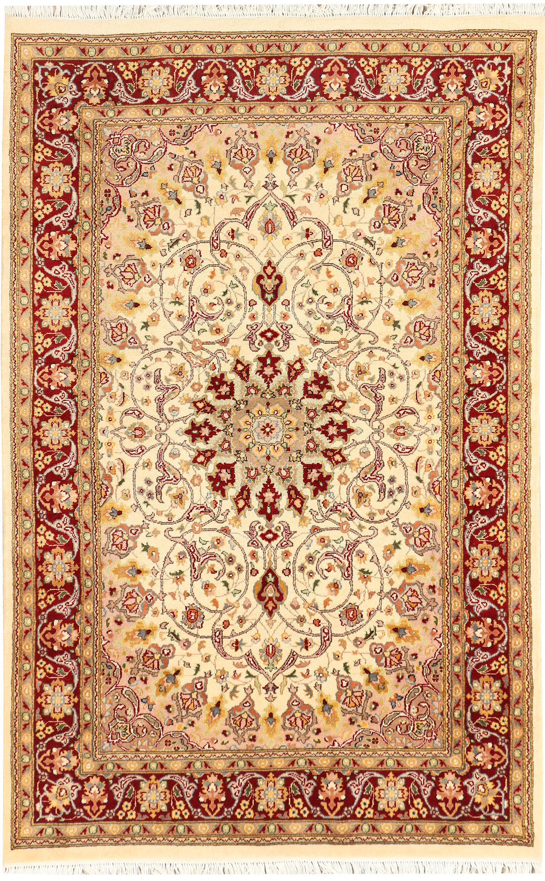 Cornsilk Ardibil 4' 7 x 7' 6 - No. 44747 - ALRUG Rug Store