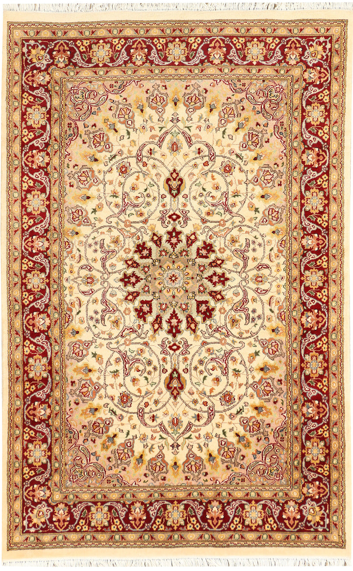 Cornsilk Ardibil 4' 7 x 7' 6 - No. 44747 - ALRUG Rug Store