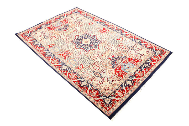 Multi Colored Bakhtiar 4' 7 x 7' 1 - No. 44748 - ALRUG Rug Store