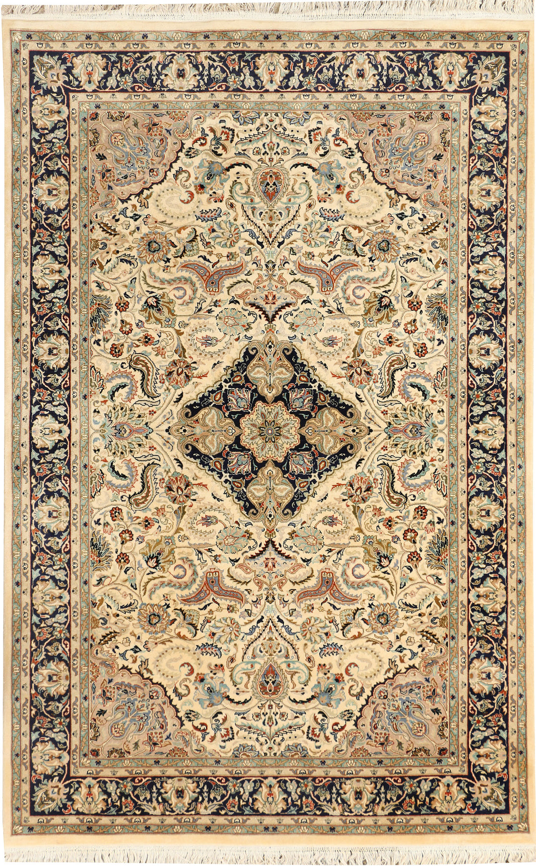 Cornsilk Isfahan 4' 7 x 7' 1 - No. 44752 - ALRUG Rug Store
