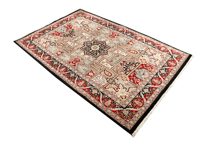 Multi Colored Bakhtiar 4'  6" x 7'  1" - No. QA37160