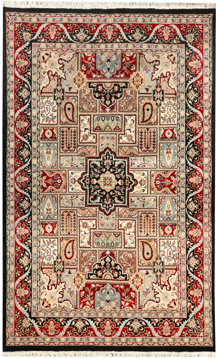 Multi Colored Bakhtiar 4'  6" x 7'  1" - No. QA37160
