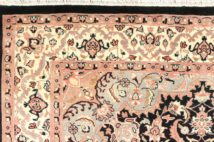 Black Isfahan 4' 6 x 7' 3 - No. 44756 - ALRUG Rug Store