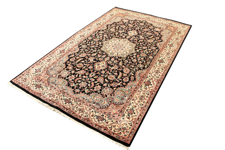 Black Isfahan 4' 6 x 7' 3 - No. 44756 - ALRUG Rug Store