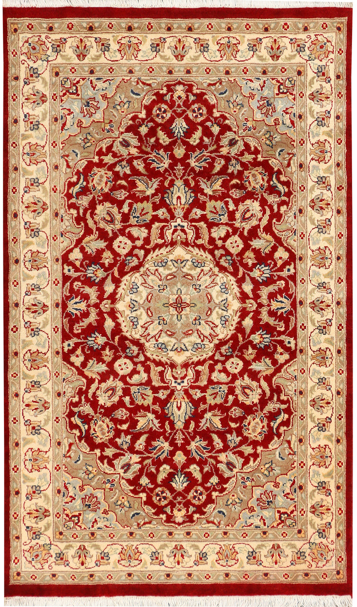 Firebrick Kashan 3' 1 x 5' 1 - No. 44760 - ALRUG Rug Store