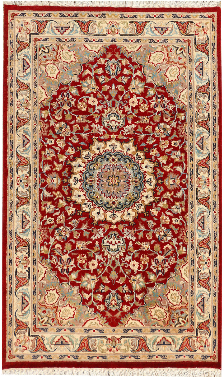 Firebrick Kashan 3' 1 x 5' 1 - No. 44763 - ALRUG Rug Store