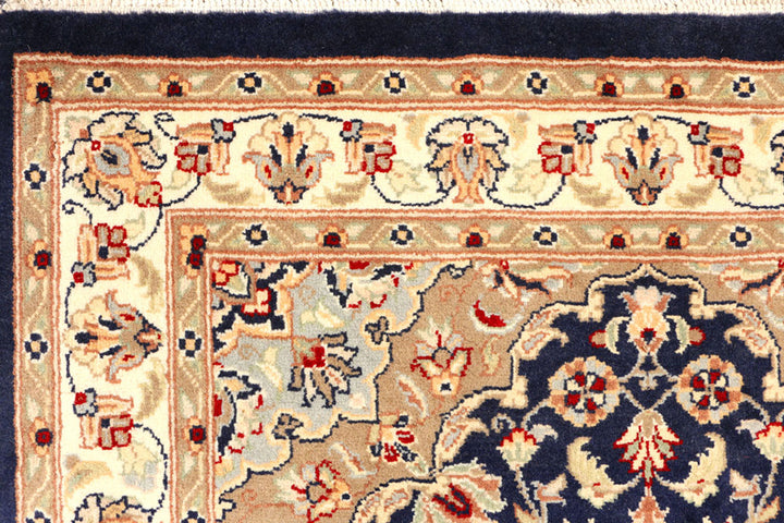 Midnight Blue Kashan 3' 2 x 5' 6 - No. 44780