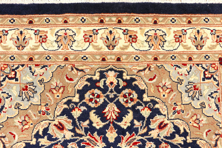 Midnight Blue Kashan 3'  2" x 5'  6" - No. QA89488
