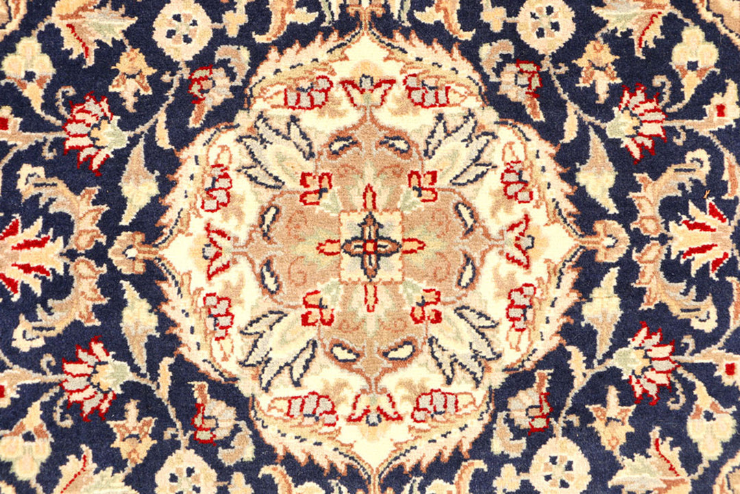 Midnight Blue Kashan 3' 2 x 5' 6 - No. 44780