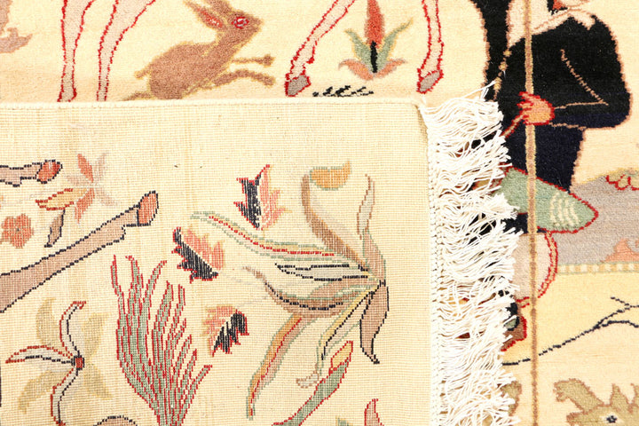 Cornsilk Hunting 3' 6 x 5' 6 - No. 44781 - ALRUG Rug Store