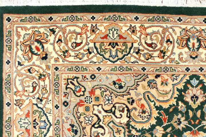 Darkgreen Kashan 5' x 8' 1 - No. 44787 - ALRUG Rug Store