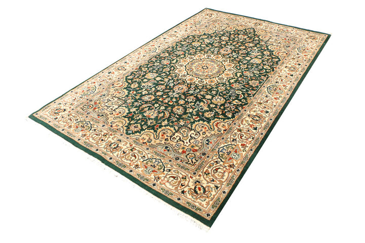 Darkgreen Kashan 5' x 8' 1 - No. 44787 - ALRUG Rug Store