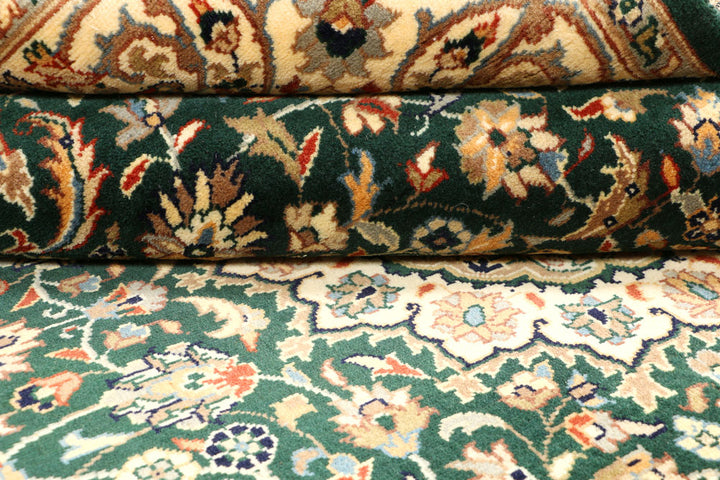 Darkgreen Kashan 5' x 8' 1 - No. 44787 - ALRUG Rug Store