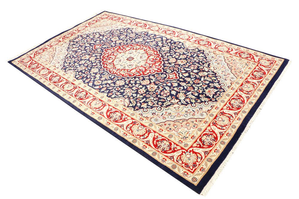 Black Kirman 5' 1 x 8' 3 - No. 44790 - ALRUG Rug Store