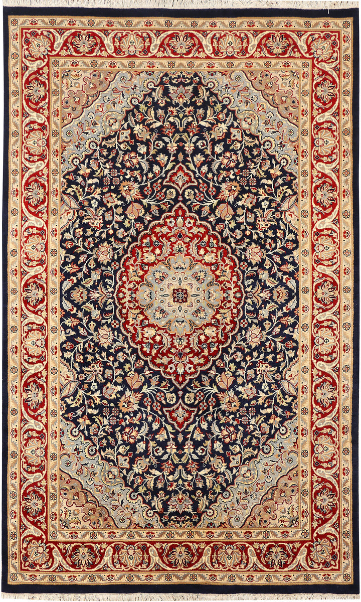 Black Kirman 5' 1 x 8' 3 - No. 44790 - ALRUG Rug Store
