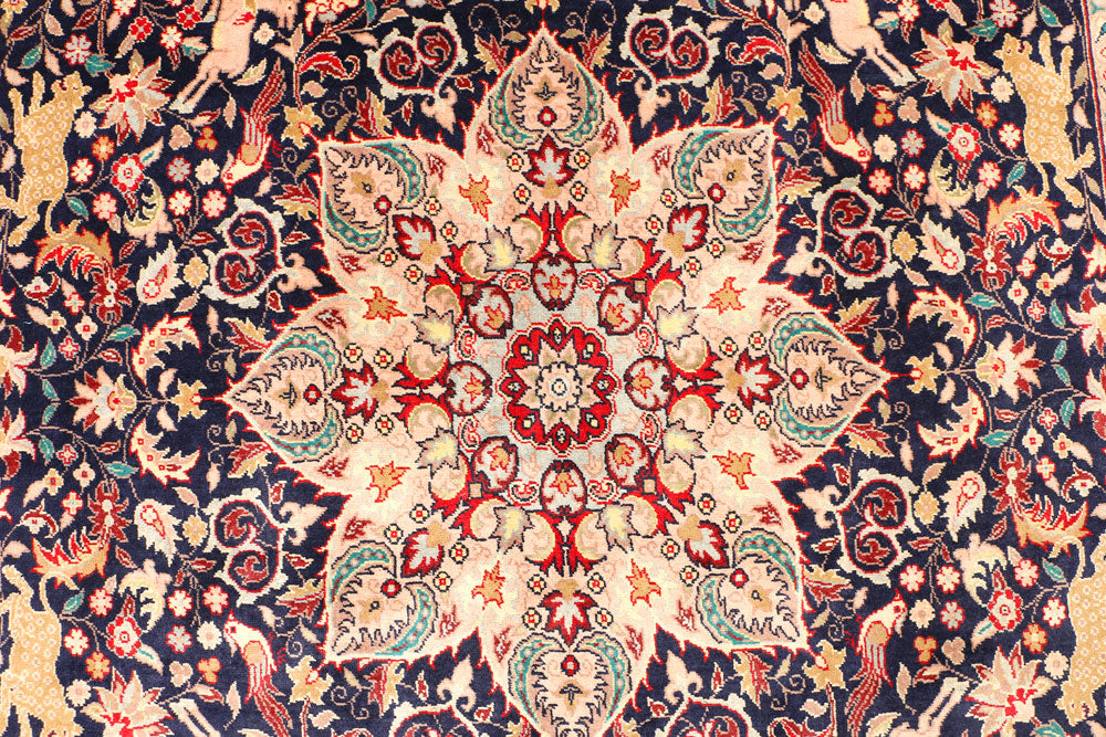 Multi Colored Hunting 5' 1 x 8' 4 - No. 44798 - ALRUG Rug Store