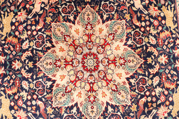 Multi Colored Hunting 5' 1 x 8' 4 - No. 44798 - ALRUG Rug Store