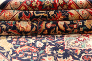 Multi Colored Hunting 5' 1 x 8' 4 - No. 44798 - ALRUG Rug Store