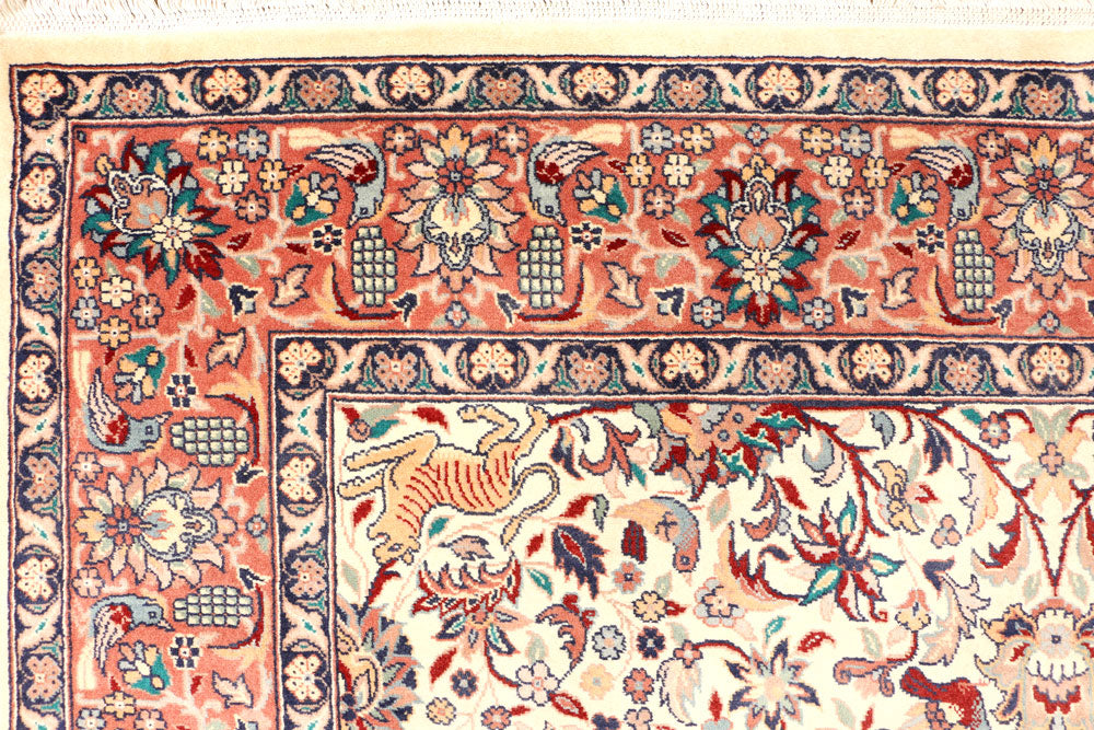 Cornsilk Hunting 5' x 8' 4 - No. 44799 - ALRUG Rug Store