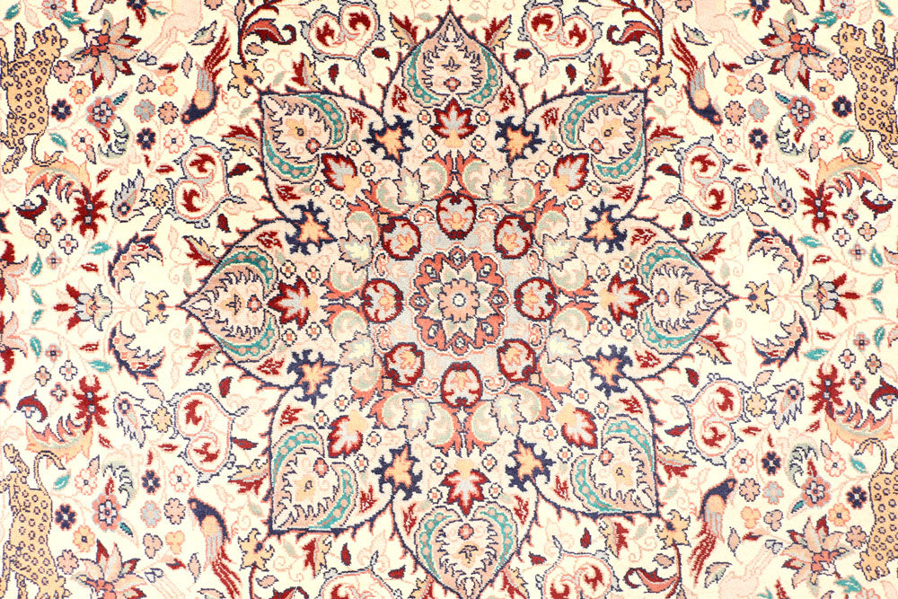 Cornsilk Hunting 5' x 8' 4 - No. 44799 - ALRUG Rug Store